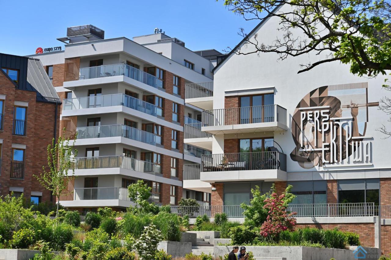 Beige 3City Apartment With Parking In Gdansk By Noclegi Renters Εξωτερικό φωτογραφία